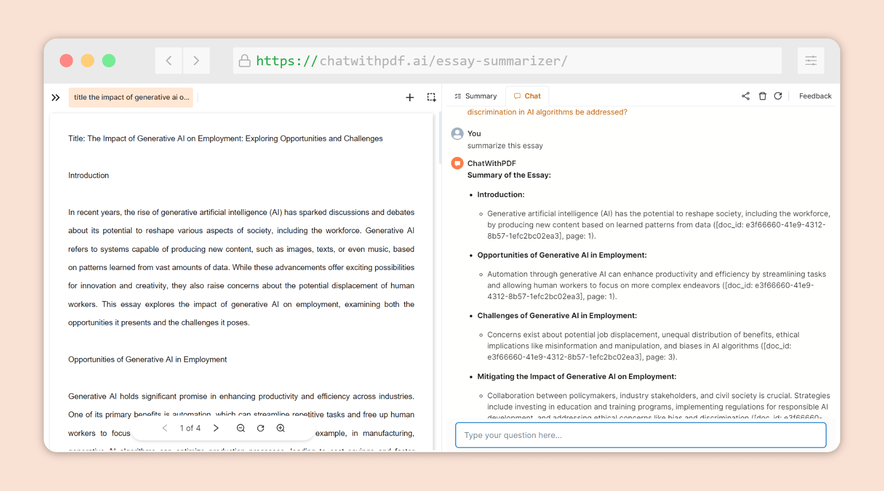 Essay Summarizer Essay Summarizer