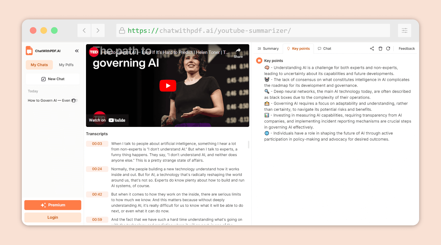 Youtube Summarizer Youtube Summarizer